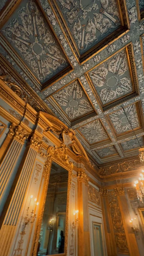 Colonna Palace Rooms 8 Video stock 336007698