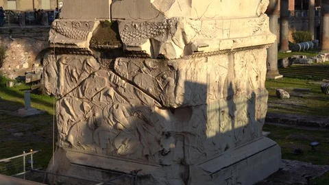 Colonna traiana Stock Footage 125675657