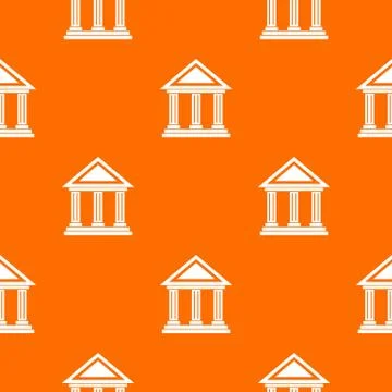 Colonnade pattern seamless Illustrazione stock