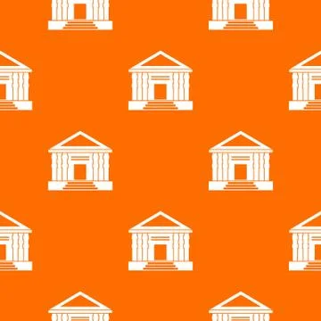 Colonnade pattern seamless Stock Illustration