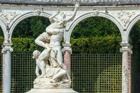 The Colonnade in Versailles Stock Photos