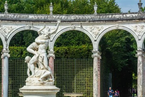 The Colonnade in Versailles Stock Photos