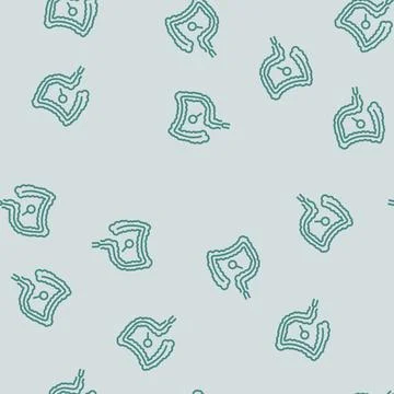 Colonoscopy examination line seamless pattern Illustrazione stock