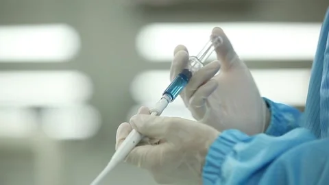 Colonoscopy needle Stock Footage 144839558