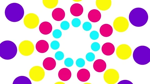Color 2 background circle 2 white Stock Footage 288313771