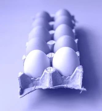 Color of 2022 very peri. Easter eggs are a great background for design Stock Photos