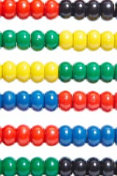 Color abacus background Foto stock