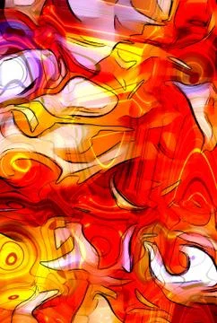 Color abstract background. flame structure. Computer collage. Earth Concept 스톡 일러스트