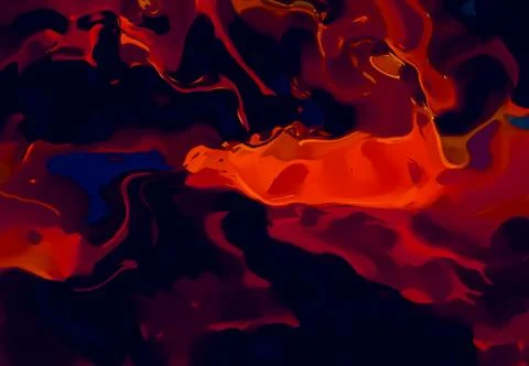 Color abstract background. flame structure. Computer collage. Earth Concept. Illustrazione stock