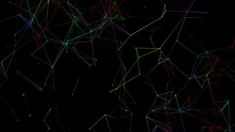 Color abstract geometry background looping Video stock 73878616