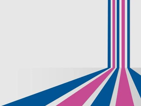 Color abstract lines on gray background Stock Illustration