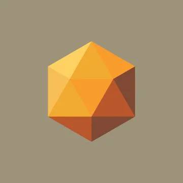 Color abstract shape with low-poly, polygonal triangular. Stock Illustration