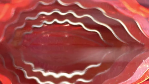 Color abstract waving background. Line abstract background video. Stock Footage 106501601