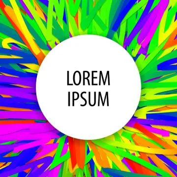 Color abstraction. Background of multi-colored stripes. Vector . Stock Illustration