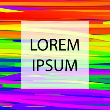 Color abstraction. Background of multi-colored stripes. Vector . Stock Illustration