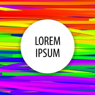 Color abstraction. Background of multi-colored stripes. Vector . Stock Illustration