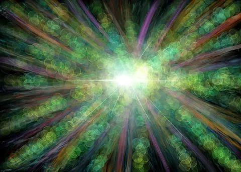 Color abstraction background. Pattern Space theme. Stock Illustration