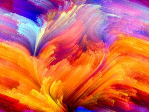 Color Abstraction Stock Illustration