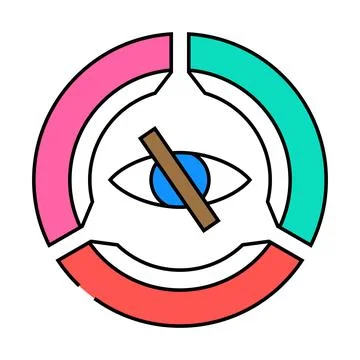 Color accessibility ux ui design icon color illustration 스톡 일러스트