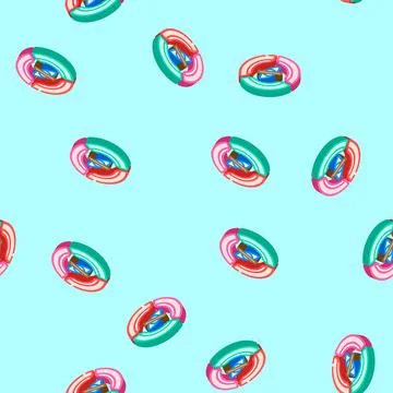Color accessibility ux ui design isometric icon seamless pattern Illustrazione stock