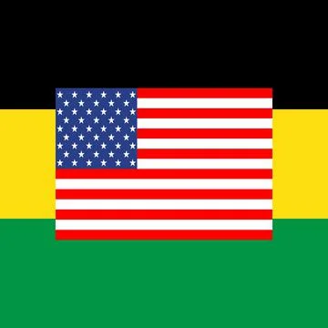 Color and flag for juneteenth Stock Illustration