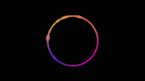 Color animation of a circle of waveform audio with progress bar. Reactive audio 스톡 동영상 157557659