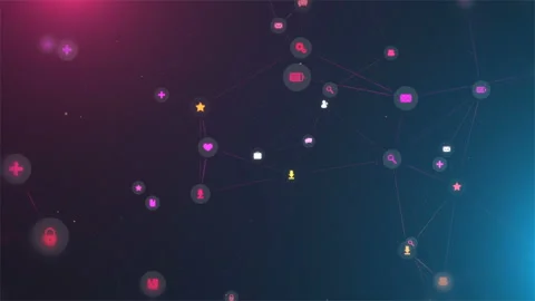 Color Apps Loop Turns Into Space Stock-Footage 95294982