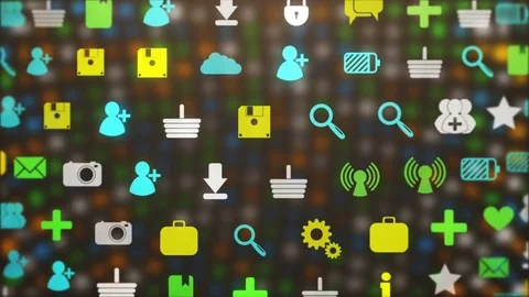 Color Apps Loop Turns Into Sphere Stock Footage 83733584