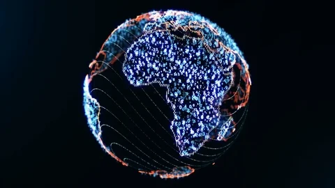 Color Apps World Globe Loopable Concept Stock Footage 85392068