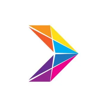 Color Arrow isolated. Vector illustration Stock Illustration