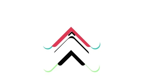 Color arrow pointer animation video on white background Stock Footage 343698709