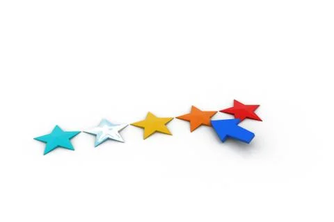 Color arrows Stock Illustration