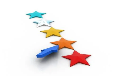 Color arrows Stock Illustration