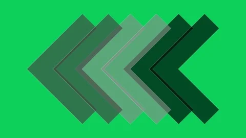 Color arrows or pointer icon loop animation. directional swipe icon on gree.. Stock Footage 293261503