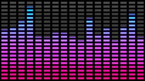 Color audio level with alpha Stock Footage 95099111