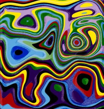 Color background image of the abstract circles and bubbles Stock Illustration