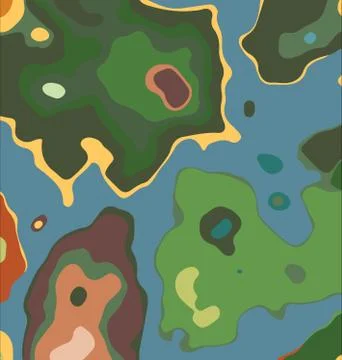 Color background image of the abstract map Stock Illustration