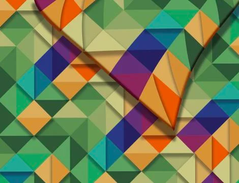 This is a color background image in a quilt pattern to be used as a graphics Stock Illustration