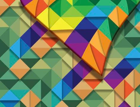 This is a color background image in a quilt pattern to be used as a graphics Stock Illustration