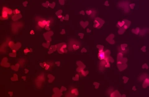 Color background side hearts Stock Illustration
