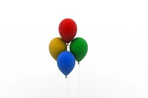 Color balloons Stock Illustration