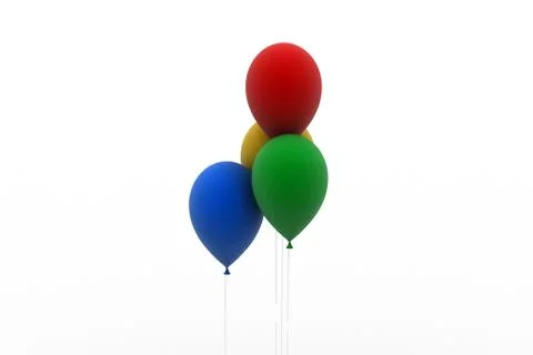 Color balloons Stock Illustration