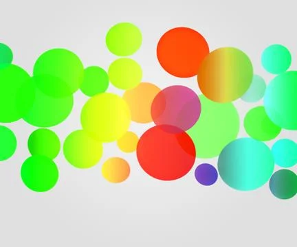 Color balls background Stock Illustration