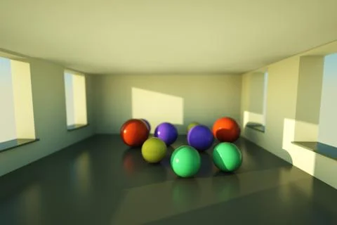 Color balls Stock-Illustration
