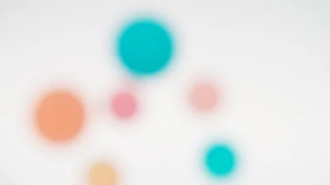 Color Balls Moving on a White Background Stock Footage 327588052