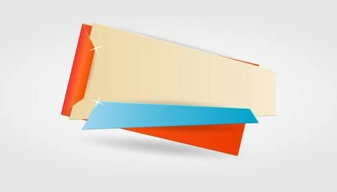 Color banner Stock Illustration