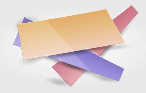 Color banners Stock Illustration
