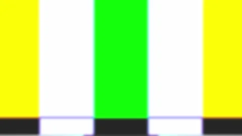Color Bars Broadcast Test Pattern Yellow Green White Blur Abstract Loop 스톡 동영상 347788554