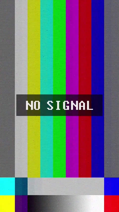 Color bars. Please stand by. No signal. Error. Stock Footage 297264218