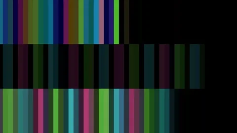Color bars VJ loop Stock Footage 75968297